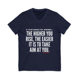 TAKE AIM UNISEX V-NECK T-SHIRT