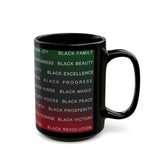 BLACK MAGIC - RBG CERAMIC MUG - BLACK 11oz & 15oz