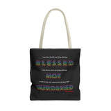 BLACK MAN RAINBOW TOTE BAG