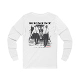 RESIST-BLACK UNISEX LONG SLEEVE T-SHIRT