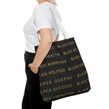 BLACK MAGIC - BLACK GOLD TOTE BAG