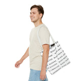 BLACK MAGIC - BLACK LETTERS TOTE BAG