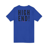 HIGH END BLACK UNISEX V-NECK T-SHIRTS
