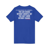 GROWTH AND CHANGE UNISEX V-NECK T-SHIRTS
