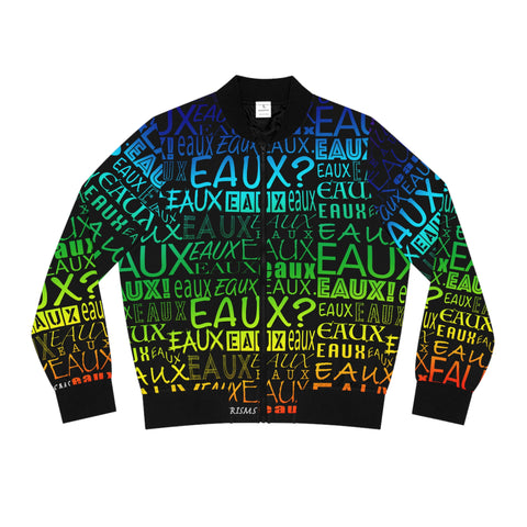 EAUX - RAINBOW AOP WOMEN'S BOMBER JACKET