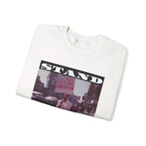 STAND - WHITE UNISEX SWEAT SHIRT