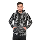 EAUX WHITE AOP PULLOVER HOODIE