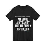 ALL BLOOD UNISEX V-NECK T-SHIRT