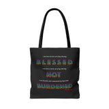 BLACK MAN RAINBOW TOTE BAG