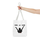 LOOK AT GAWD WHITE TOTE BAG