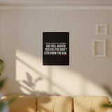 GOD WILL ANSWER CANVAS ART