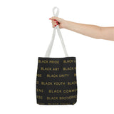 BLACK MAGIC - GOLD LETTERS TOTE BAG