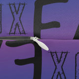 EAUX - BLACK ON RAINBOW LUMBAR PILLOW