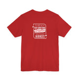 REACH FOR SOMETHING - WHITE RED UNISEX SHORT SLEEVE T-SHIRT