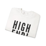 HIGH END BLACK UNISEX SWEATSHIRTS