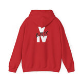 V EAUX IV - WHITE W/ BLACK EAUX UNISEX HOODIE