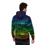 EAUX - RAINBOW AOP PULLOVER HOODIE
