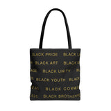 BLACK MAGIC - GOLD LETTERS TOTE BAG