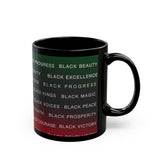 BLACK MAGIC - RBG CERAMIC MUG - BLACK 11oz & 15oz