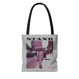 STAND - BLACK TOTE BAG
