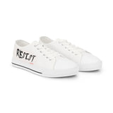 RESIST - WHITE LOW TOP SNEAKERS - WHITE SOLE