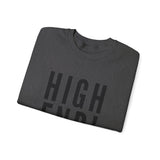 HIGH END BLACK UNISEX SWEATSHIRTS