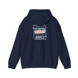 REACH FOR SOMETHING - WHITE RED UNISEX HOODIE