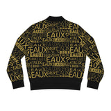EAUX - GOLD AOP WOMEN'S BOMBER JACKET