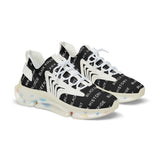 BLACK MAGIC WHITE LETTERS MESH SNEAKERS