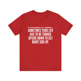 UPSIDE DOWN UNISEX SHORT SLEEVE T SHIRTS