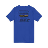 REACH FOR SOMETHING BLACK GOLD V-NECK T-SHIRTS