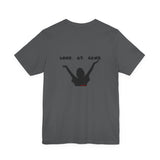 LOOK AT GAWD WHITE UNISEX SHORT SLEEVE