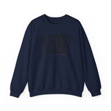 BLACKITY BLACK - BLACK UNISEX SWEAT SHIRT