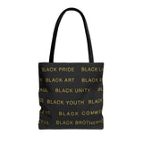 BLACK MAGIC - GOLD LETTERS TOTE BAG