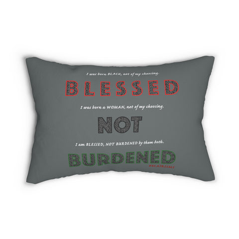 BLACK WOMAN RBG LUMBAR PILLOW