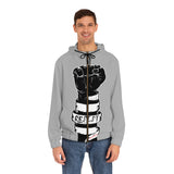 RESIST FIST AOP ZIP HOODIE
