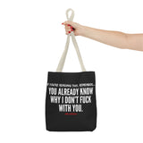 YOU ALREADY KNOW TOTE BAG