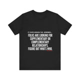 FIGURE OUT UNISEX   SHORT SLEEVE T-SHIRT