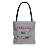 BLACK WOMAN RAINBOW TOTE BAG
