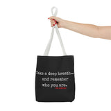 TAKE A DEEP BREATH (CLEAN) TOTE BAG