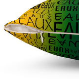 Colorful Abstract Square Pillow