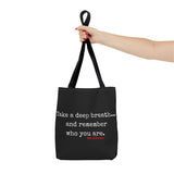 TAKE A DEEP BREATH (CLEAN) TOTE BAG