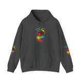 BLACK GAY PROUD FIST UNISEX HOODIE