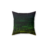 EAUX - MARDI GRAS THROW PILLOW