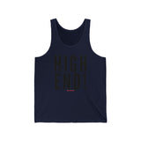 HIGH END BLACK UNISEX TANK TOP