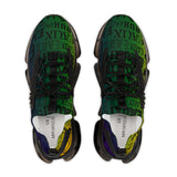 EAUX - BLACK ON MARDI GRAS MESH SNEAKERS