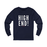 HIGH END WHITE UNISEX LONGSLEEVE T-SHIRTS