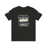 REACH FOR SOMETHING WHITE GOLD UNISEX SHORT SLEEVE T-SHIRTS