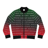 BLACK MAGIC - RBG AOP WOMEN'S BOMBER JACKET