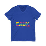 EAUX RAINBOW UNISEX V-NECK T-SHIRTS